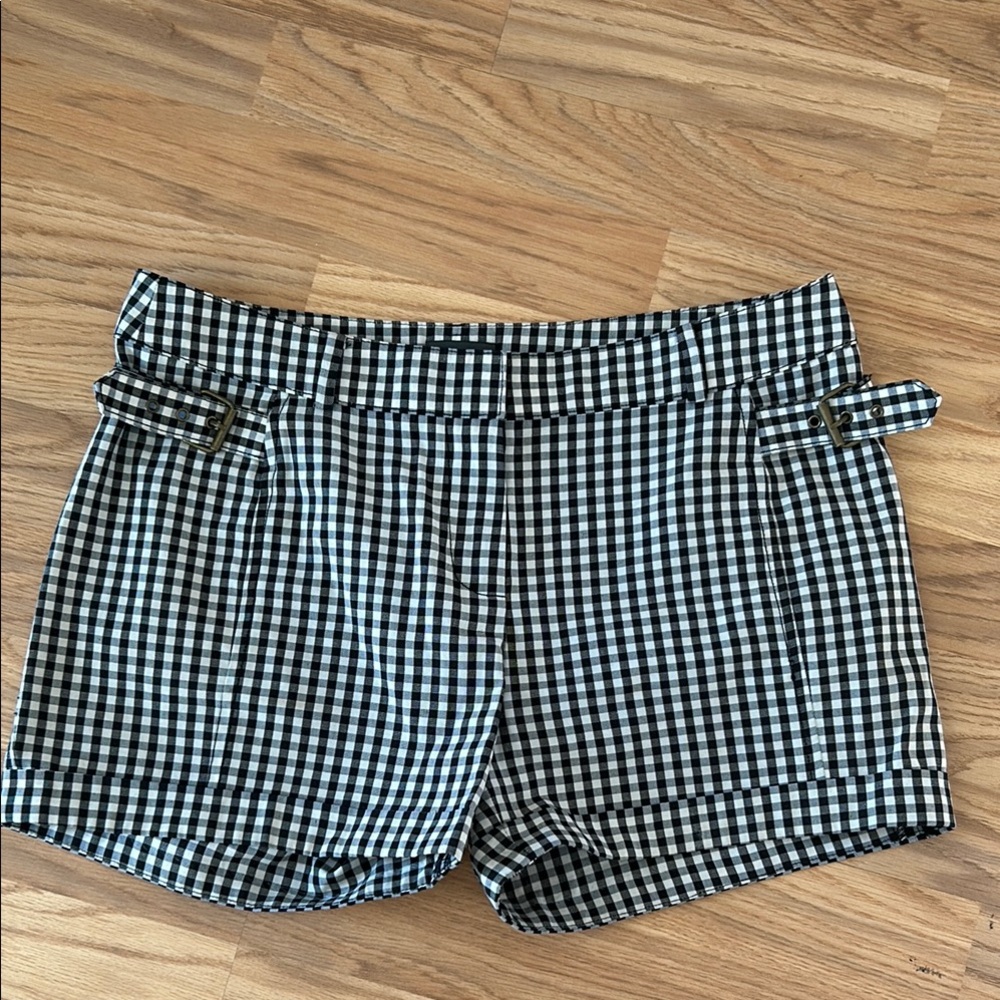 Mexx High Waist Black and White Shorts
